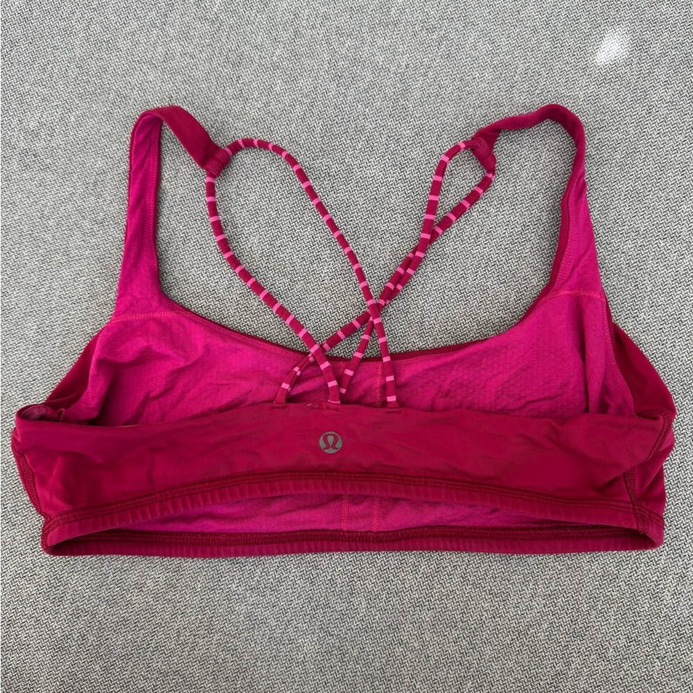 lululemon athletica Women's Fuchsia Sports Bra